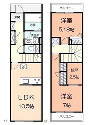 サンテラス大倉山の物件間取画像